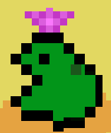 Pixel frog
